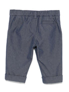Pantaloni per neonato Fendi Kids grigio modello classico BMF242 AS61 F0QG0 FENDI KIDS 