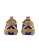 Sneakers per neonato Burberry Kids beige con fantasia tartan e caviglia imbottita 8108439 B9368 BURBERRY KIDS 