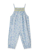 Salopette Smockee Lilisy per neonata Bonpoint blu con spalline sottili S05XPAW00003 510A BONPOINT 