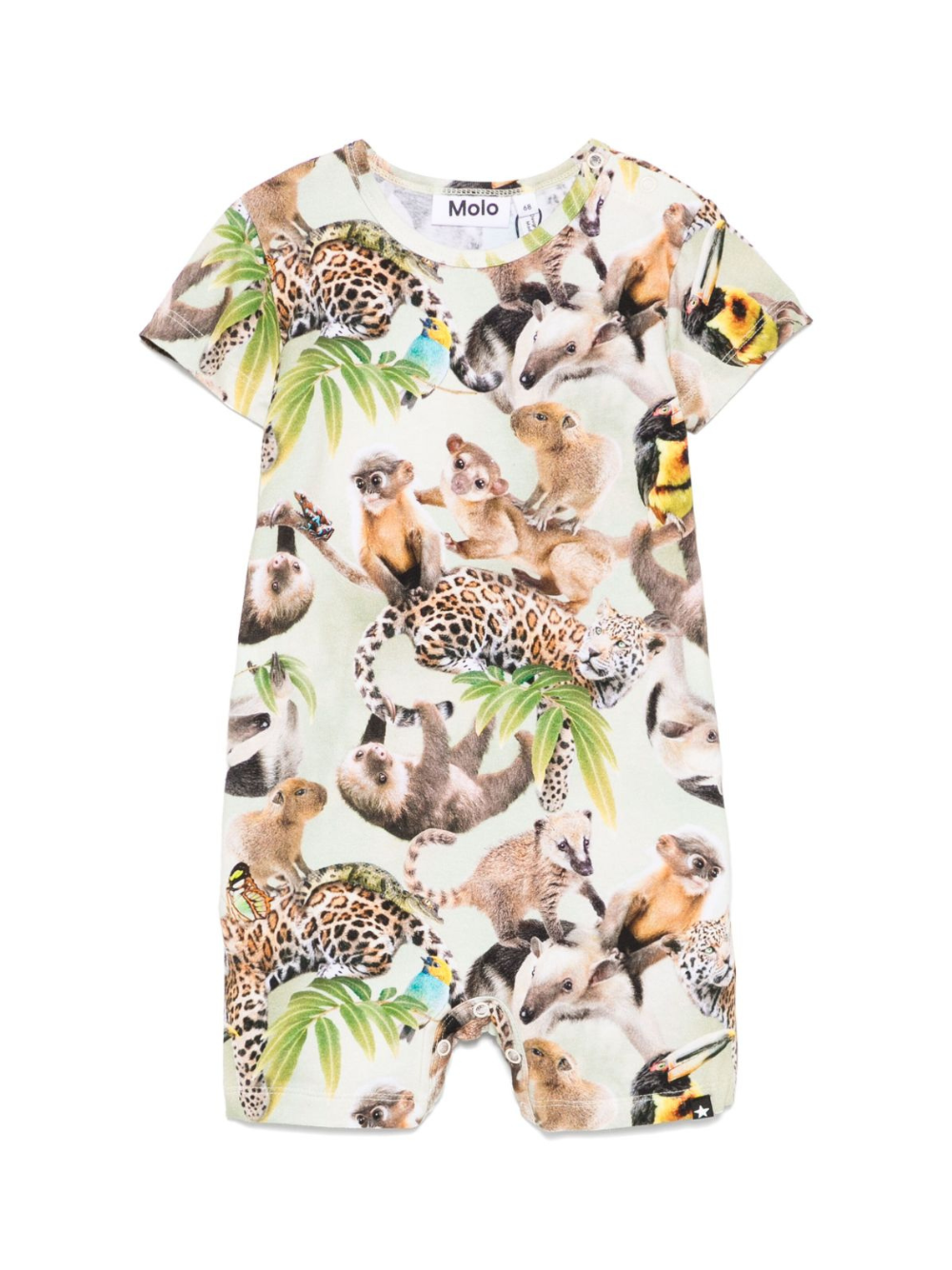 Tutina per neonato Molo Finn multicolore con stampa grafica all-over 6S25B402 9292 MOLO 