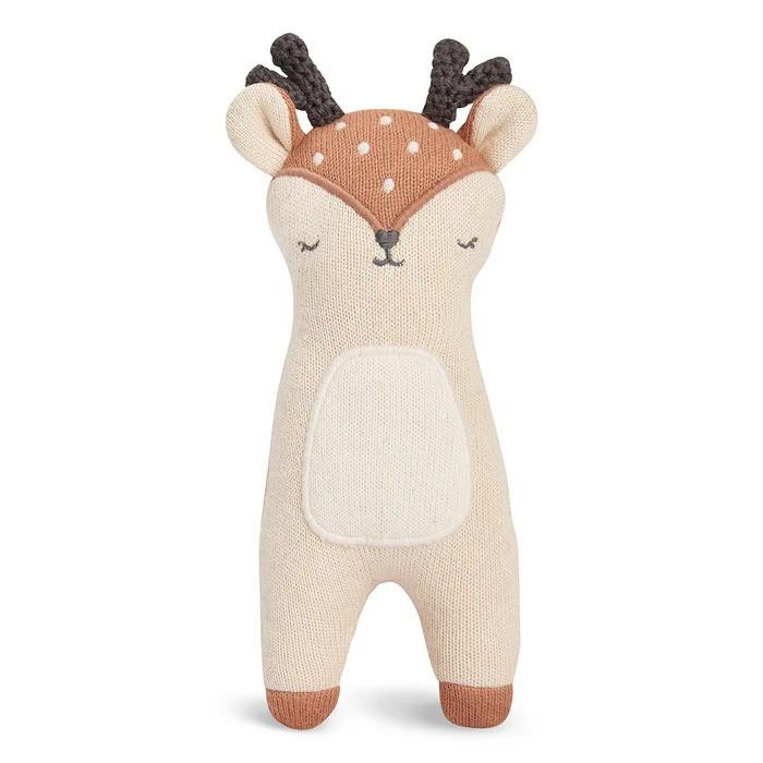 Giocattolo cerbiatto per neonati Avery Row beige in cotone LHTDEE DEER AVERY ROW 