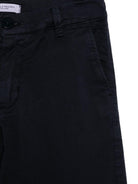 Chino dritti per bambino Paolo Pecora Kids blu con due tasche posteriori a filetto PP3993 BLU PAOLO PECORA KIDS 