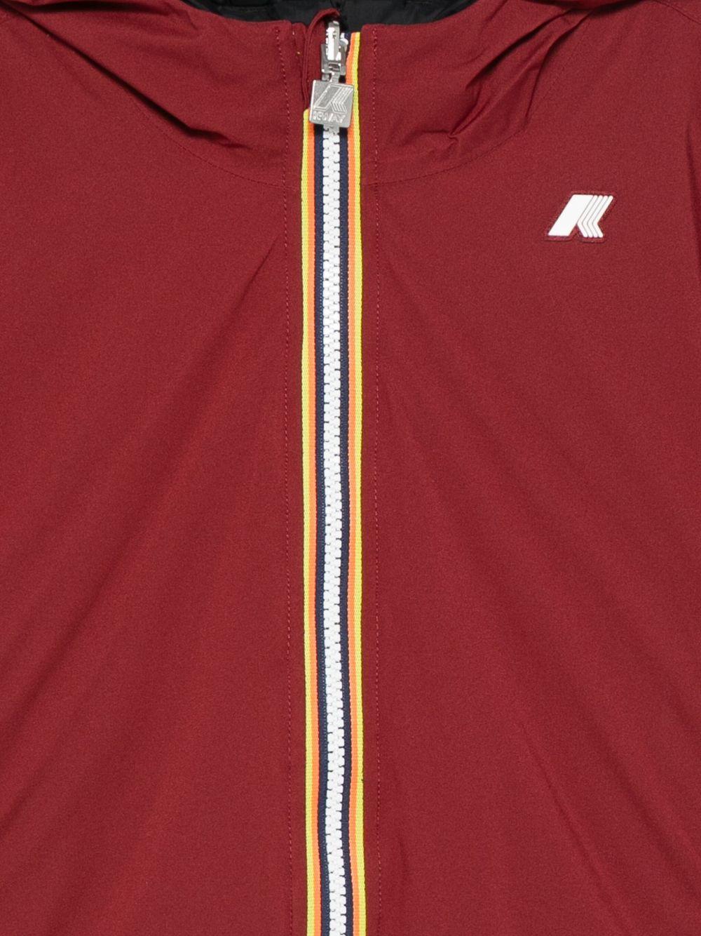 Giubbino per bambino K-Way Kids rosso con toppa con logo K5128VW BCN K-WAY KIDS 