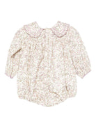 Tutina per neonata La Stupenderia bianca con decorazione floreale 1TBPG02 T26 LA STUPENDERIA 