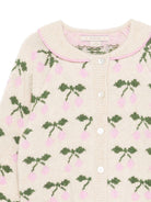 Maglione per bambina Konges Sløjd beige con ricamo ciliegie KS103712 P00005 KONGES SLOJD 