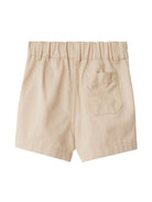 Shorts per neonato Burberry Kids beige con motivo con ricamo Equestrian Knight sul retro 8093112 A2015 BURBERRY KIDS 