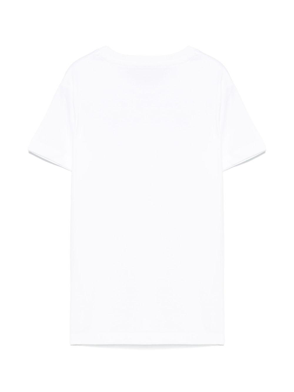T-shirt per bambina John Richmond Junior bianco con logo RGP25102TS WHITE JOHN RICHMOND JUNIOR 