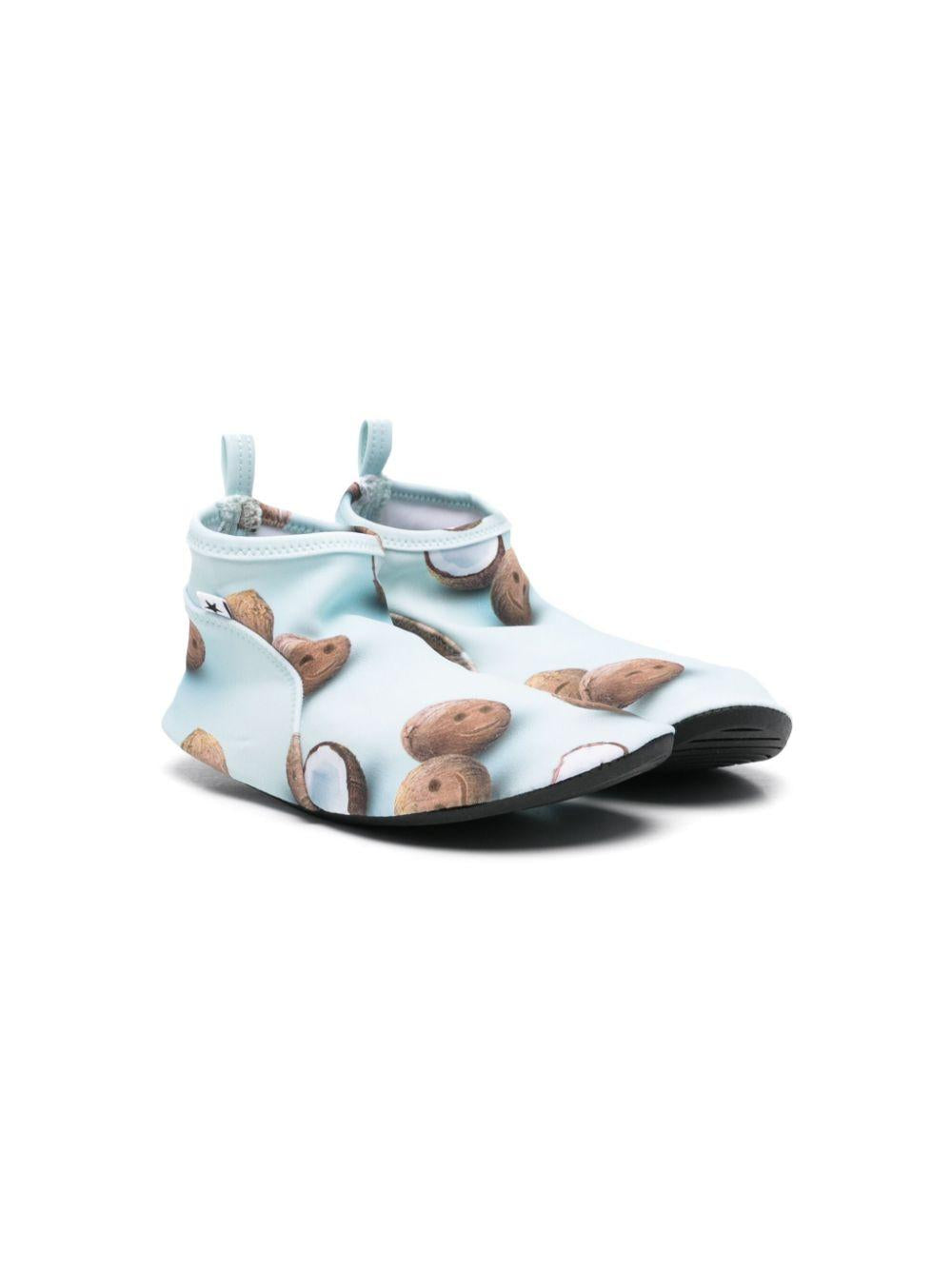 Stivaletti da mare per bambino Molo azzurro con stampa grafica frutta 7S25U302 9251 MOLO 