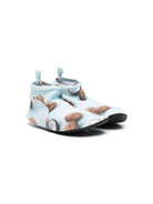 Stivaletti da mare per bambino Molo azzurro con stampa grafica frutta 7S25U302 9251 MOLO 