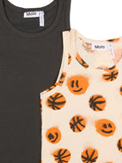 Set di due canottiere per bambino Molo multicolor con diverse fantasie 1S26Q101 9750 MOLO 