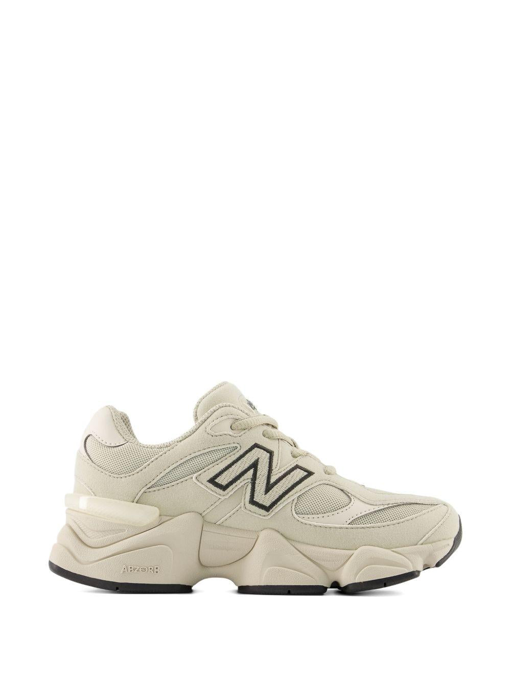 Sneakers 9060 per bambini New Balance Kids bianche con applicazione logo sui lati P9060 445 NEW BALANCE KIDS 