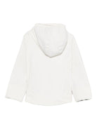 Giubbino per bambina K-Way Kids bianco con applicazione logo sul davanti K4137WW ASG K-WAY KIDS 