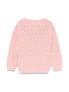 Cardigan Gilli per neonata Molo rosa con logo 4S25K303 8283 MOLO 