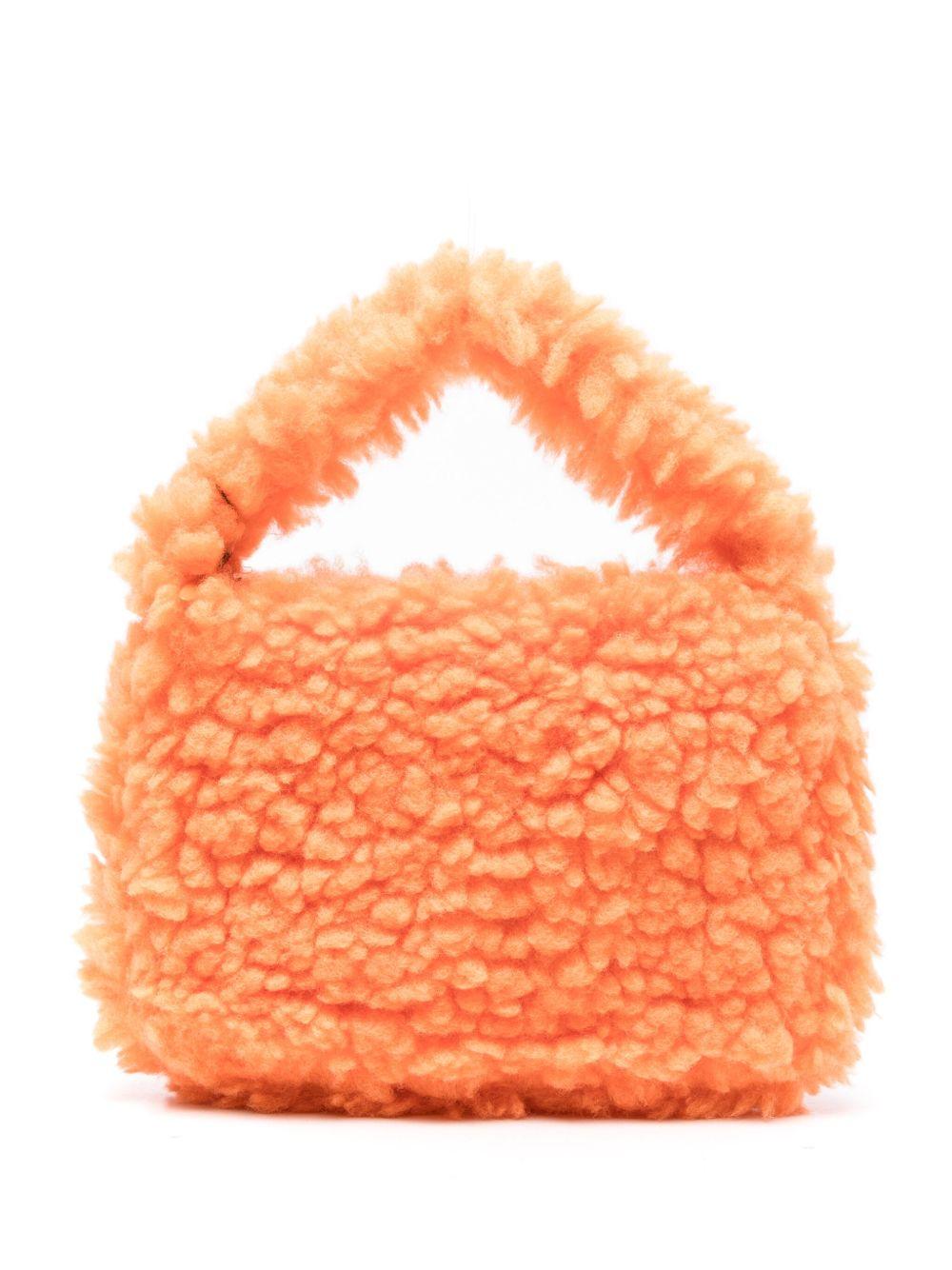 Borsa per bambina Molo arancione in pelliccia 7W25V103 5497 MOLO 