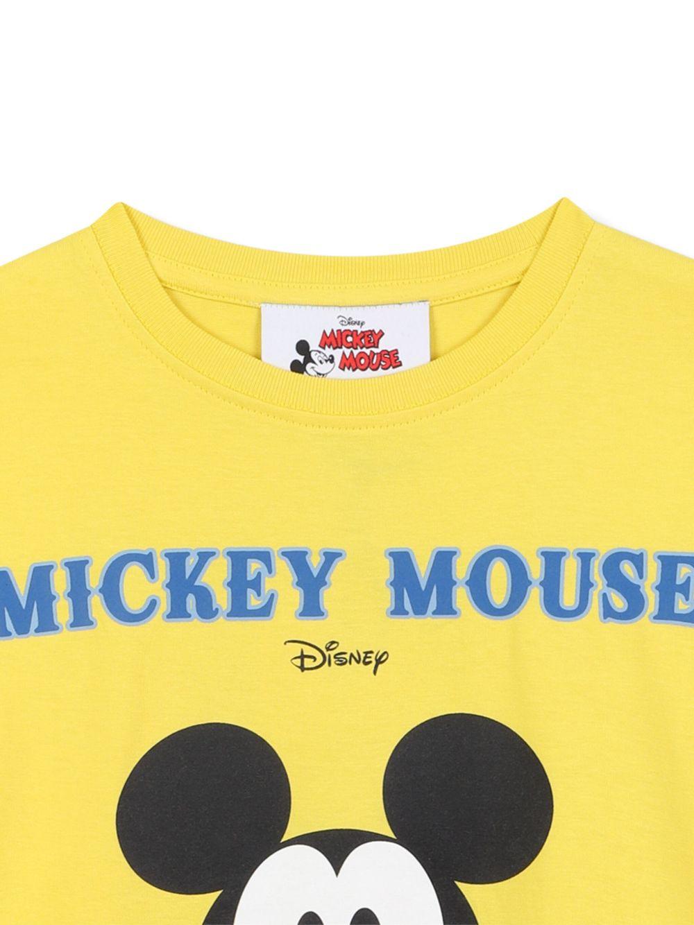 T-shirt per bambino Marc Jacobs Kids x Disney Mickey Mouse gialla con stampa grafica W60588 526 THE MARC JACOBS KIDS 