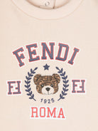 Felpa con stampa grafica per neonato Fendi Kids rosa con maniche lunghe BUH076 5V0 F1P2N FENDI KIDS 