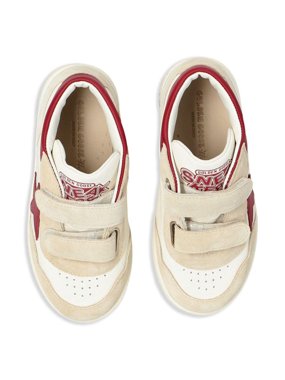 Sneakers June per bambino Golden Goose Kids bianco con punta tonda F00773F006747 11196 GOLDEN GOOSE KIDS 