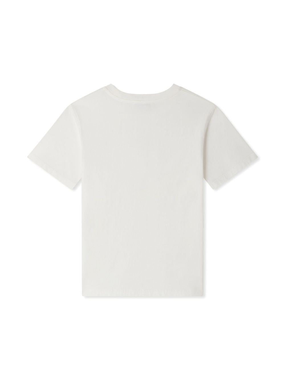 T-shirt Thibald per bambino Bonpoint bianco con girocollo S05BTSK00018 102 BONPOINT 