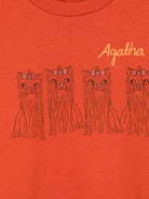 Felpa Agatha per bambina Mini Rodini arancione Dogs 2472011442 RED MINI RODINI 
