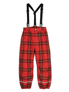Pantaloni per bambina Mini Rodini Edelweiss rosso con motivo a quadri tartan 1100015142 RED MINI RODINI 