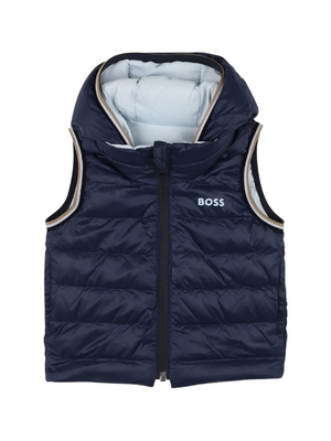 Boss Kids Blue Reversible Vest