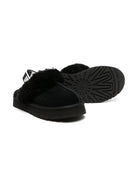 Slippers per bambina UGG Kids Funkette nero con fascia con logo stampato 1130395K BLK UGG 