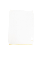 Coperta per neonati Gensami Kids bianca con rifinitura gialle COP-TRIPLA-WE OFF WHITE GENSAMI 