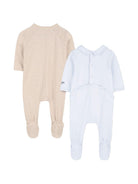 Tutine per neonata Kenzo Kids azzurro e beige con applicazioni logo K61614 77M KENZO KIDS 