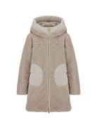 Cappotto per bambina Herno Kids beige con pelliccia sintetica GC000058G12630 1985 HERNO KIDS 