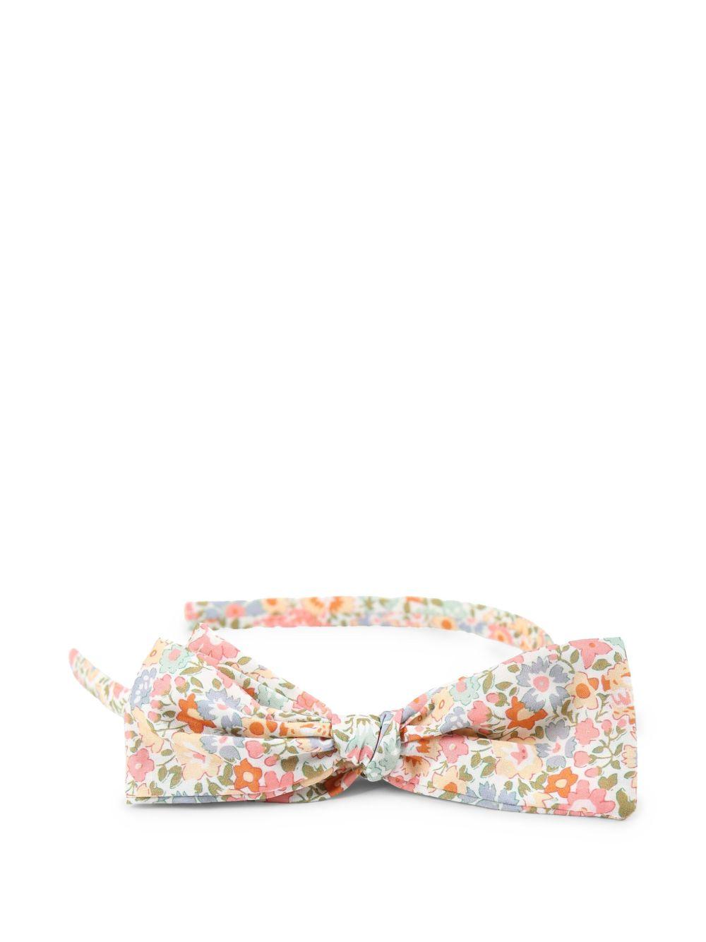 Cerchietto decorato con fiocco per bambina Bonpoint multicolor con stampa floreale S05GHAW00031 525C BONPOINT 