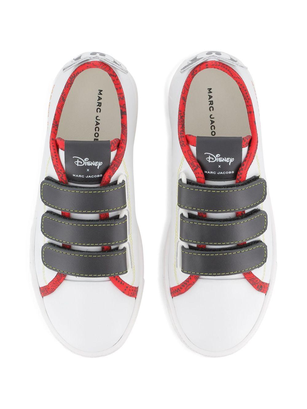 Sneakers per bambino Marc Jacobs x Disney Mickey Mouse bianche con chiusura a strappo W60674 10P THE MARC JACOBS KIDS 