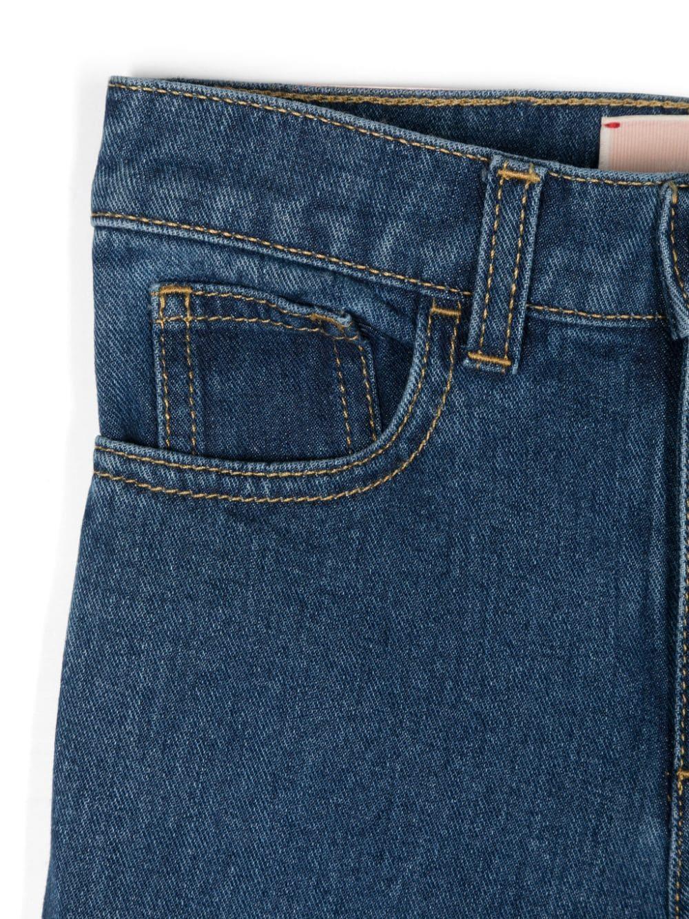 Jeans slim per bambina Elisabetta Franchi La Mia Bambina blu con passanti EFPA253CDF006 4005 ElISABETTA FRANCHI 