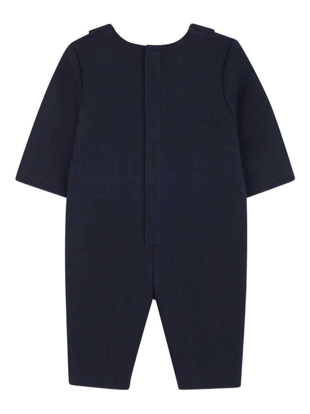 Tutina per neonato Boss Kids blu con modello blazer con bottoni J52699 849 BOSS KIDS 