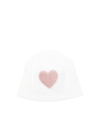 Berretto per neonata La Stupenderia bianco con motivo a cuore rosa 1TBCP12 L23 LA STUPENDERIA 