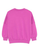 Felpa per bambina Molo fucsia con stampa grafica animali 2S26J207 5678 MOLO 