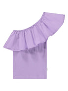 Top per bambina Molo Rebecca viola con design monospalla 2S25A105 5437 MOLO 