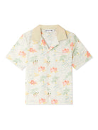 Camicia Steve per bambino Bonpoint beige con tasca sul petto C05BSHW00002 512 BONPOINT 
