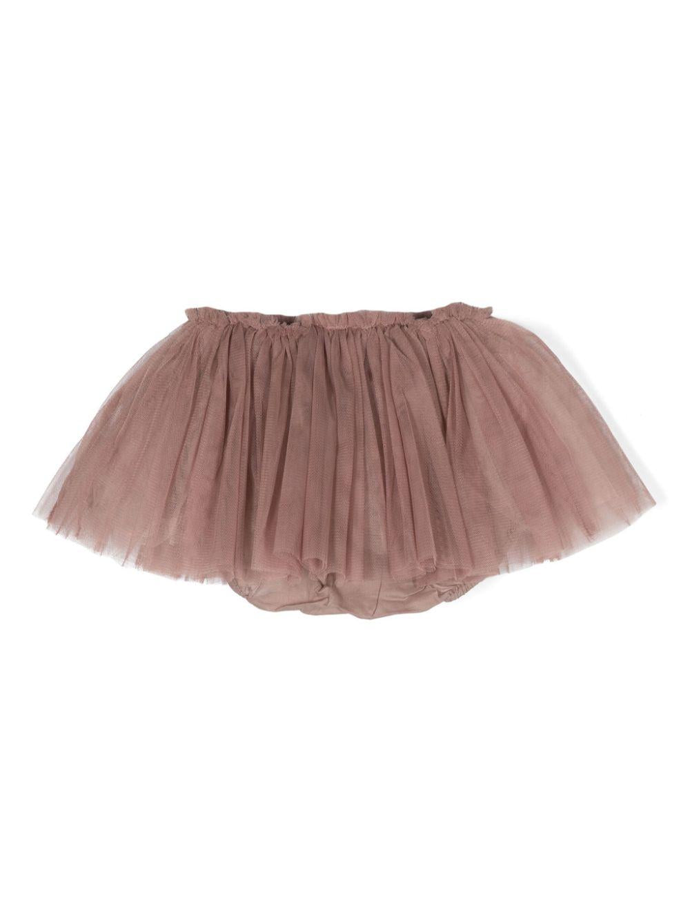 Gonna per neonata Donsje Rieta grigio/viola con rete in tulle 3034400 00106 DONSJE 