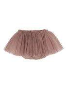 Gonna per neonata Donsje Rieta grigio/viola con rete in tulle 3034400 00106 DONSJE 