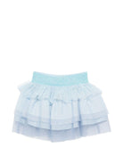 Gonna per neonata Stella McCartney Kids azzurra con design a strati TY7021 Z1119 999 STELLA McCARTNEY KIDS 