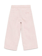 Pantaloni per bambina Bonpoint Gersande rosa con due tasche posteriori applicate S05GPAW00002 023B BONPOINT 