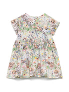 Abito Channi per neonata Molo multicolor con fiori 4S25E116 9278 MOLO 