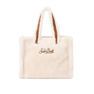 Borsa Colette per bambina MC2 Saint Barth Kids beige con texture teddy COL0032 01477I MC2 ST. BARTH KIDS 