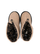 Stivali per bambina Fendi Kids beige con design imbottito JMR491 AOSW F1GAZ FENDI KIDS 