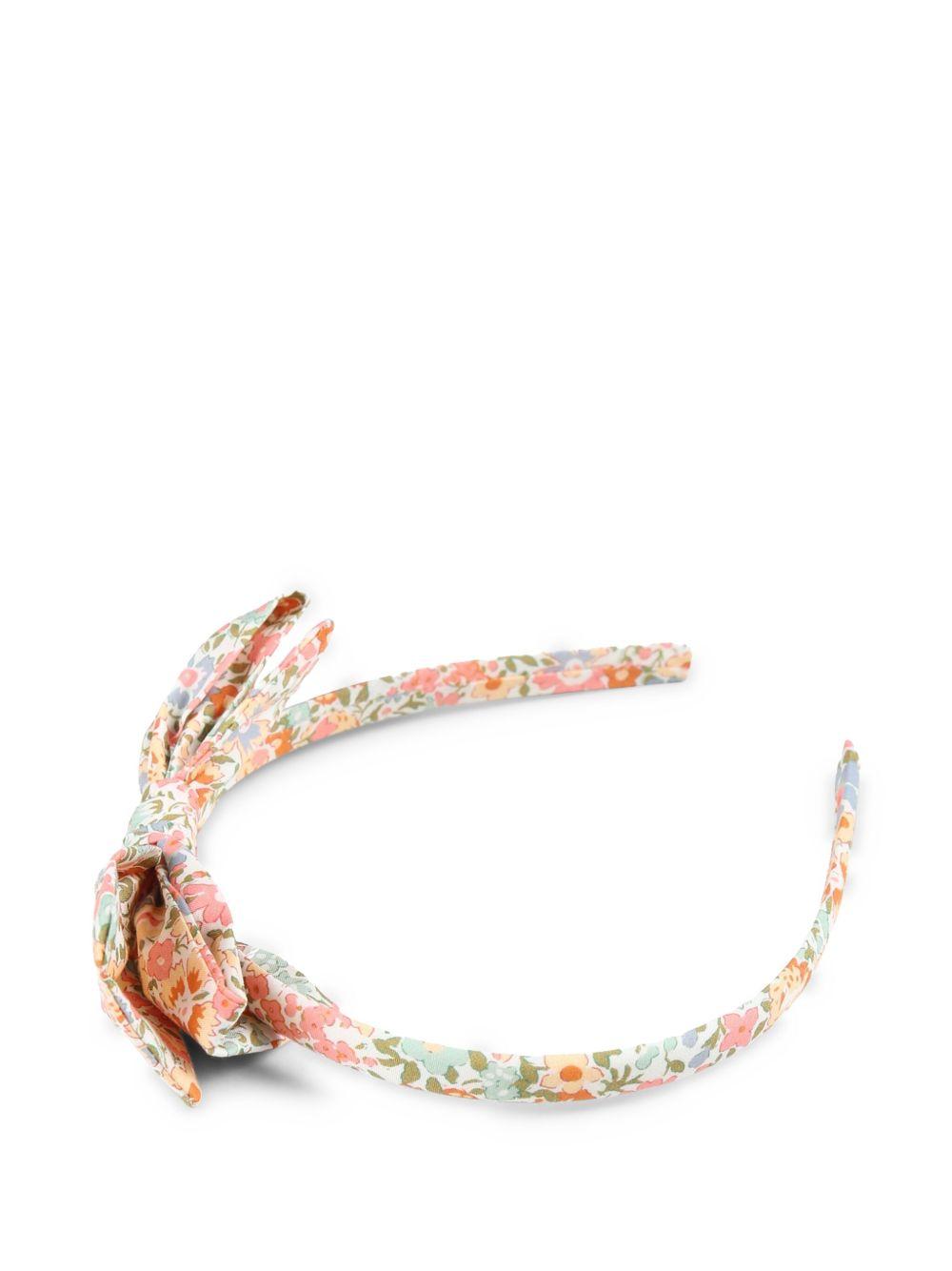 Cerchietto decorato con fiocco per bambina Bonpoint multicolor con stampa floreale S05GHAW00031 525C BONPOINT 