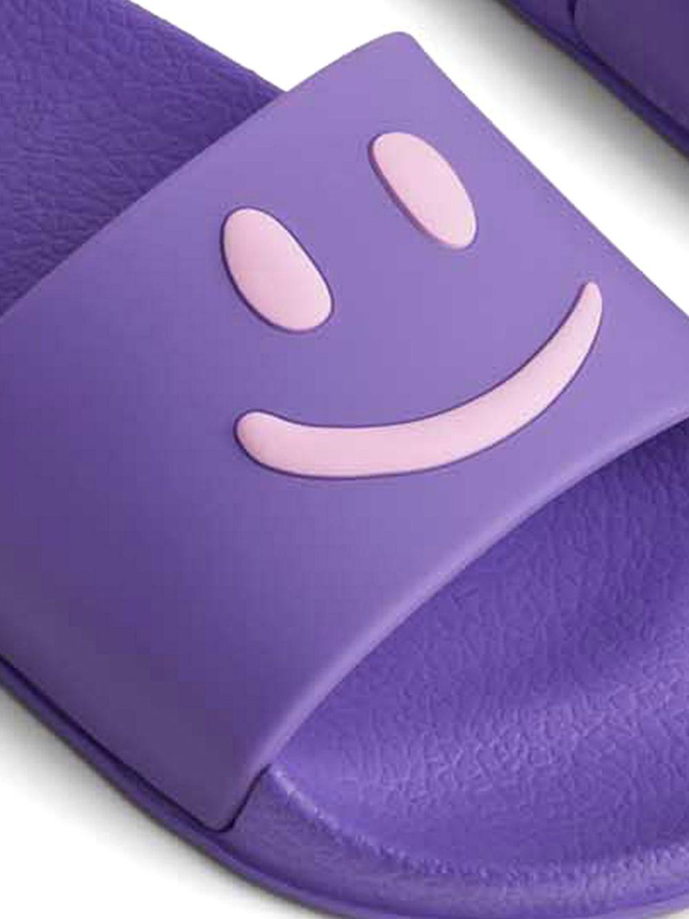 Ciabatte per bambina Molo Zhappy viola con motivo smiley 7S25U201 5403 MOLO 