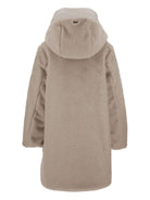 Cappotto per bambina Herno Kids beige con pelliccia sintetica GC000058G12630 1985 HERNO KIDS 