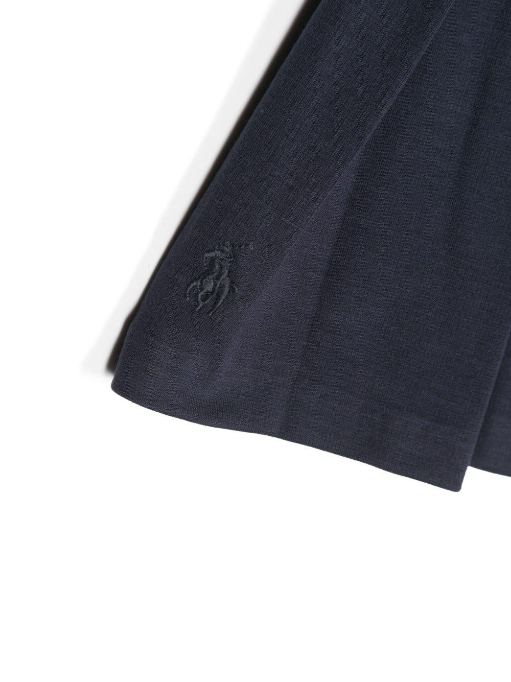 Gonna per bambina POLO RALPH LAUREN KIDS blu a vita alta plissettata 312749584 001 Ralph Lauren kids 