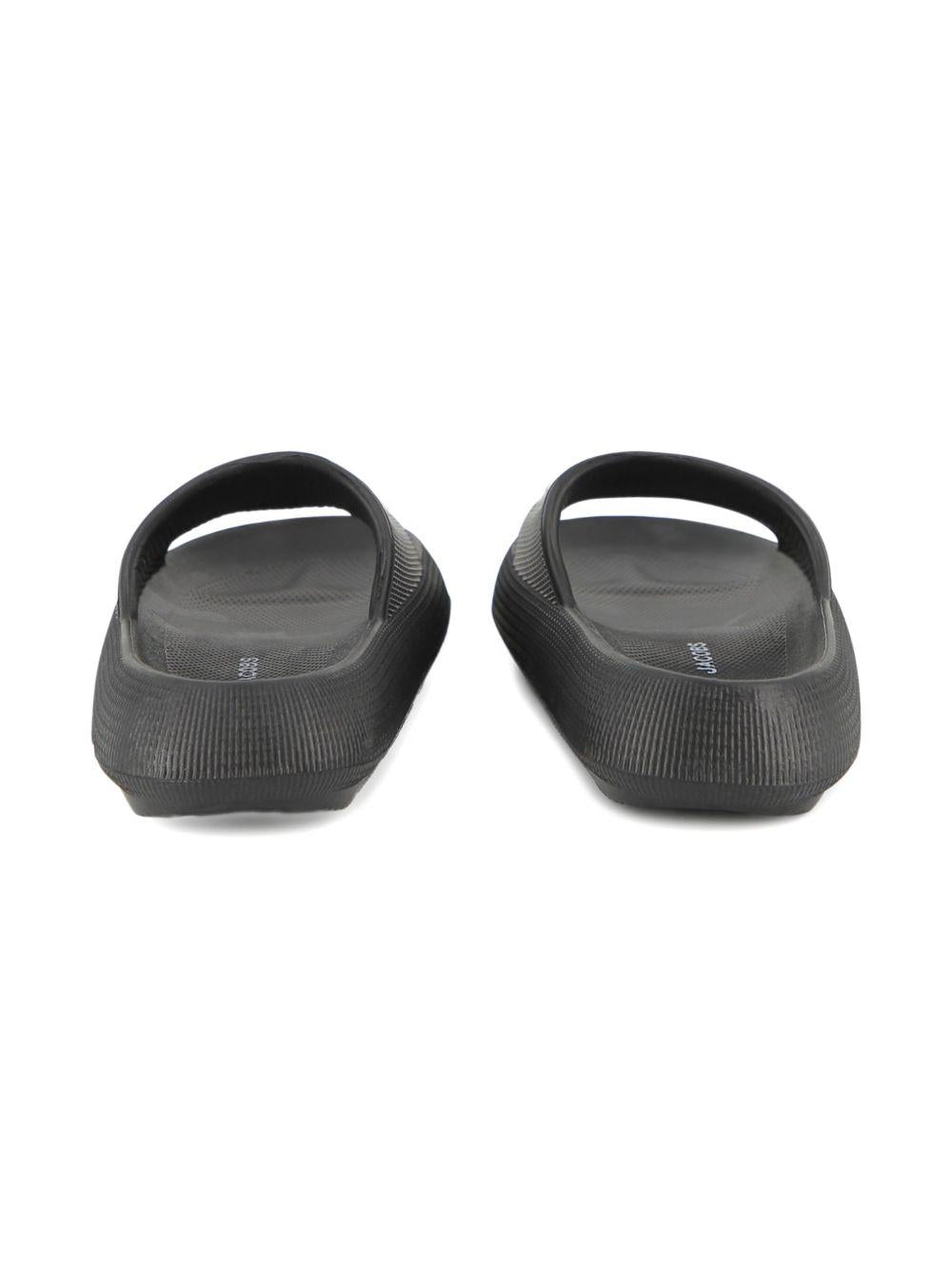 Ciabatte per bambini The Marc Jacobs Kids nere con logo in rilievo W60827 09B THE MARC JACOBS KIDS 