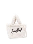 Borsa Vanity per bambina MC2 Saint Barth Kids bianca con effetto fur VAMI021 00301I MC2 ST. BARTH KIDS 